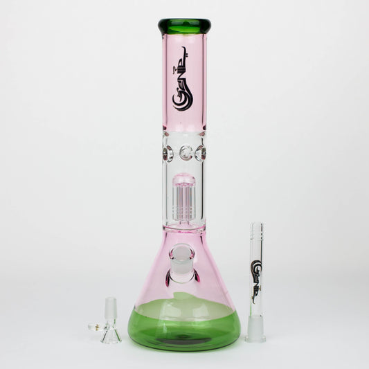 14.5" Genie - Tree Arms Two Tone Glass Water Bong_1