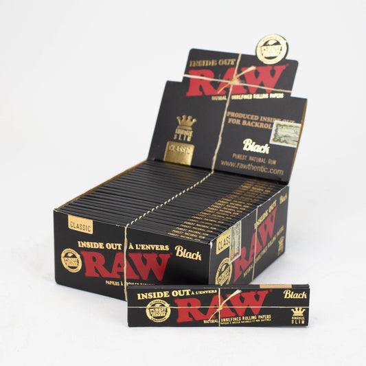RAW Black Inside Out King Slim Rolling Paper_0