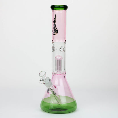 14.5" Genie - Tree Arms Two Tone Glass Water Bong_9