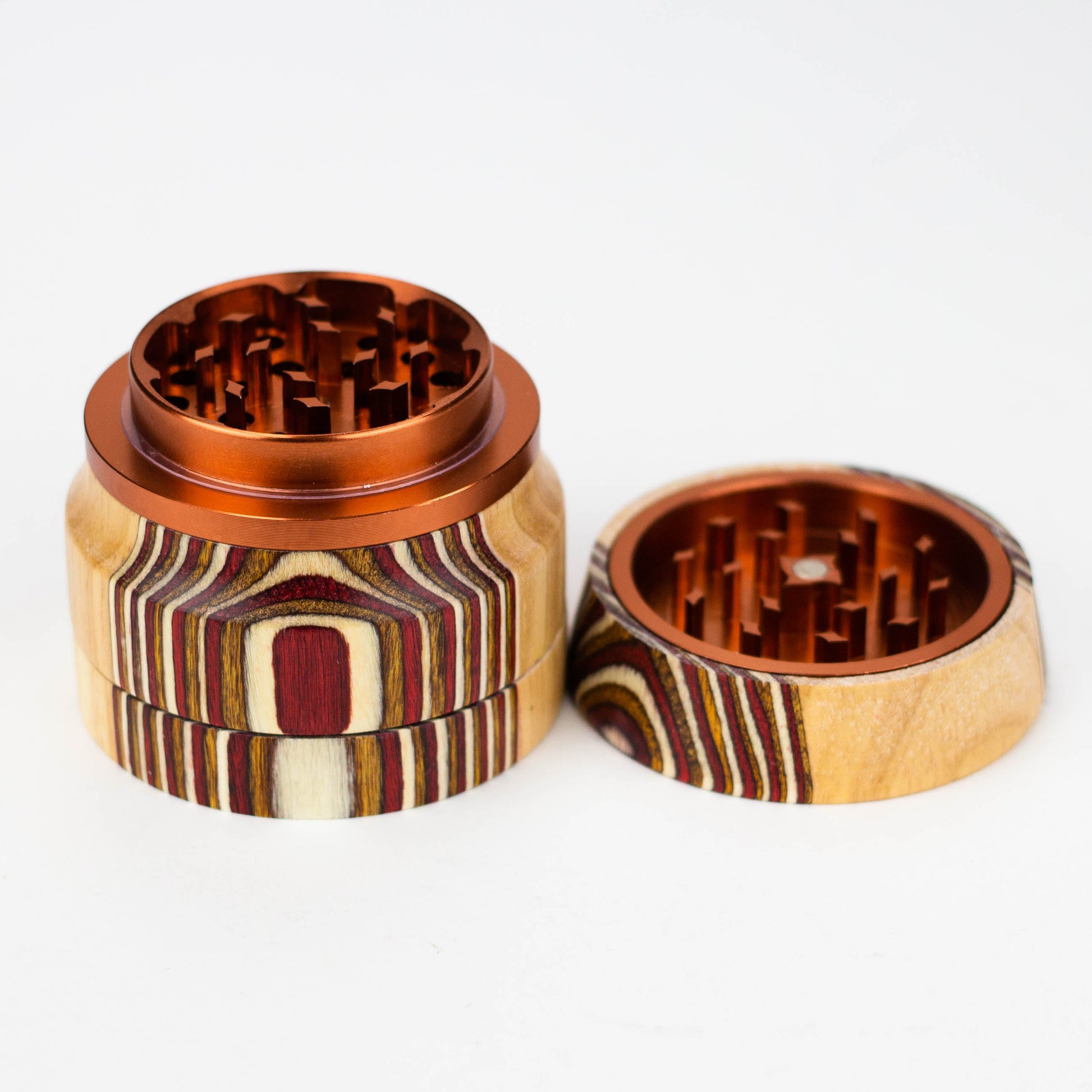 Genie 4 Parts Wooden Cover Grinder_3