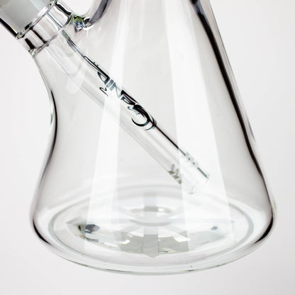 Genie | 17" Sandblasted Artwork Tube 7mm Glass Water Bong_4