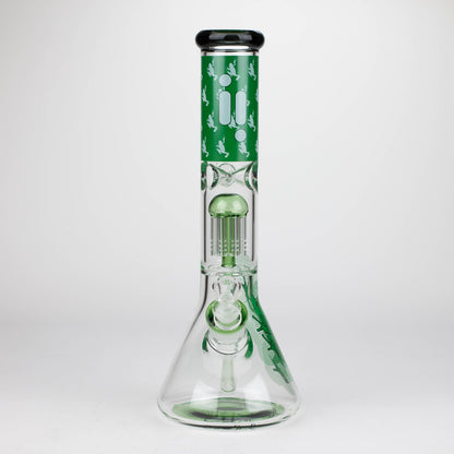 Infyniti | Untamed 14" 7 mm Classic Beaker Water Bong - Green Frog_5