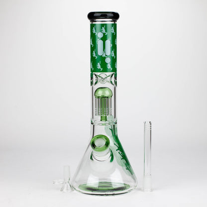 Infyniti | Untamed 14" 7 mm Classic Beaker Water Bong - Green Frog_2