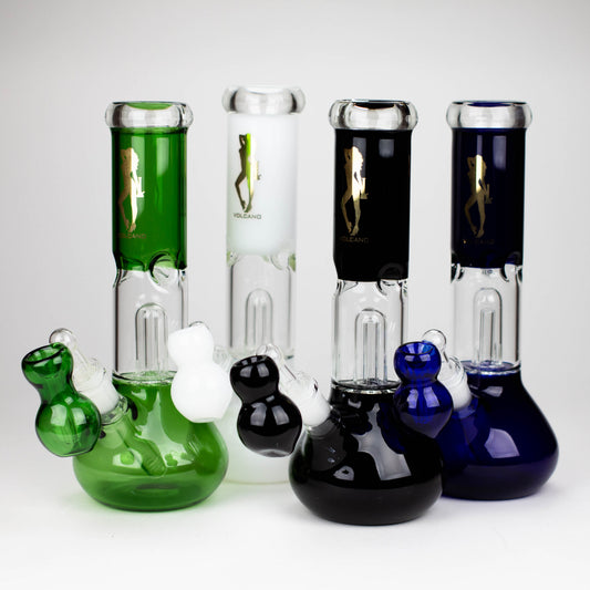 Volcano | 11" Glass Bong with Percolator_0