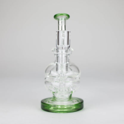 Infyniti | 6" Double Glass Recycle Rig with Shower Head Diffuser_1
