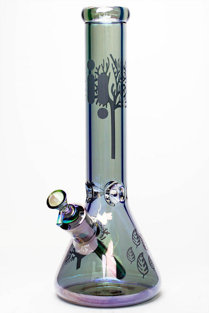 14" Infyniti Tree of Life 7mm Metallic Glass Bong_4