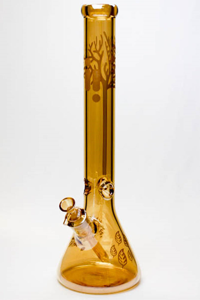 18" Infyniti Tree of Life 7mm Metallic Glass Bong_4