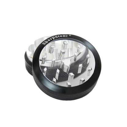 SharpStone® | CLEAR TOP 2 PIECE HERB GRINDER - 2.2"_1